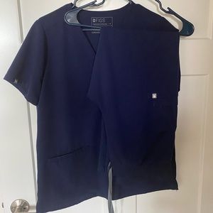 Figs Scrub set, Navy